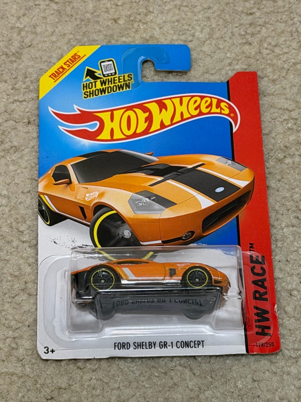 2015 Hot Wheels FORD SHELBY GR-1 CONCEPT #178  Orange